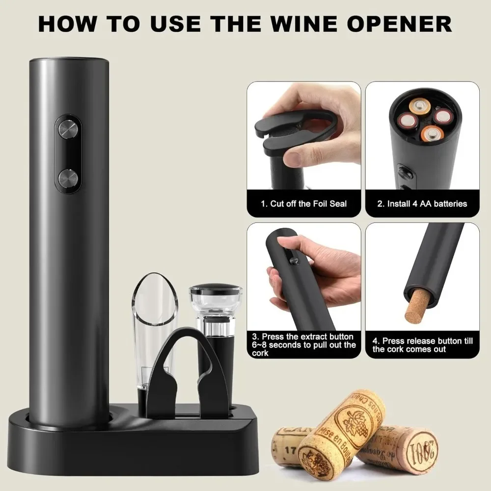 Electric Wine Opener Set Elect - огляд і ціна Wine Opener Electric