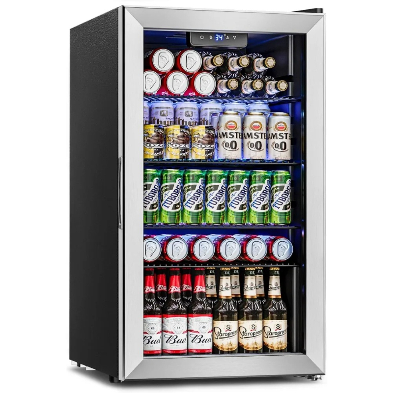 Beverage Refrigerator Cooler - - огляд і ціна Wine Beer Mini Fridge