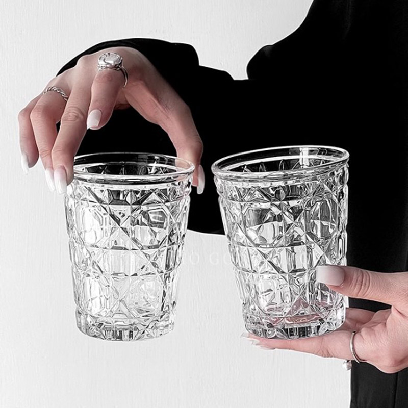 2pcs 310ml Vintage Diamond Pat - огляд і ціна Wine Beer Coffee