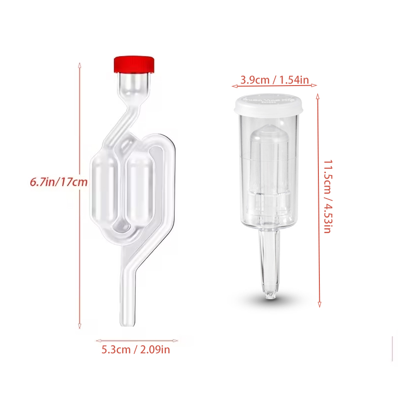 S-Shape Airlock With Food Grad - огляд і ціна Wine Beer Making Supplies