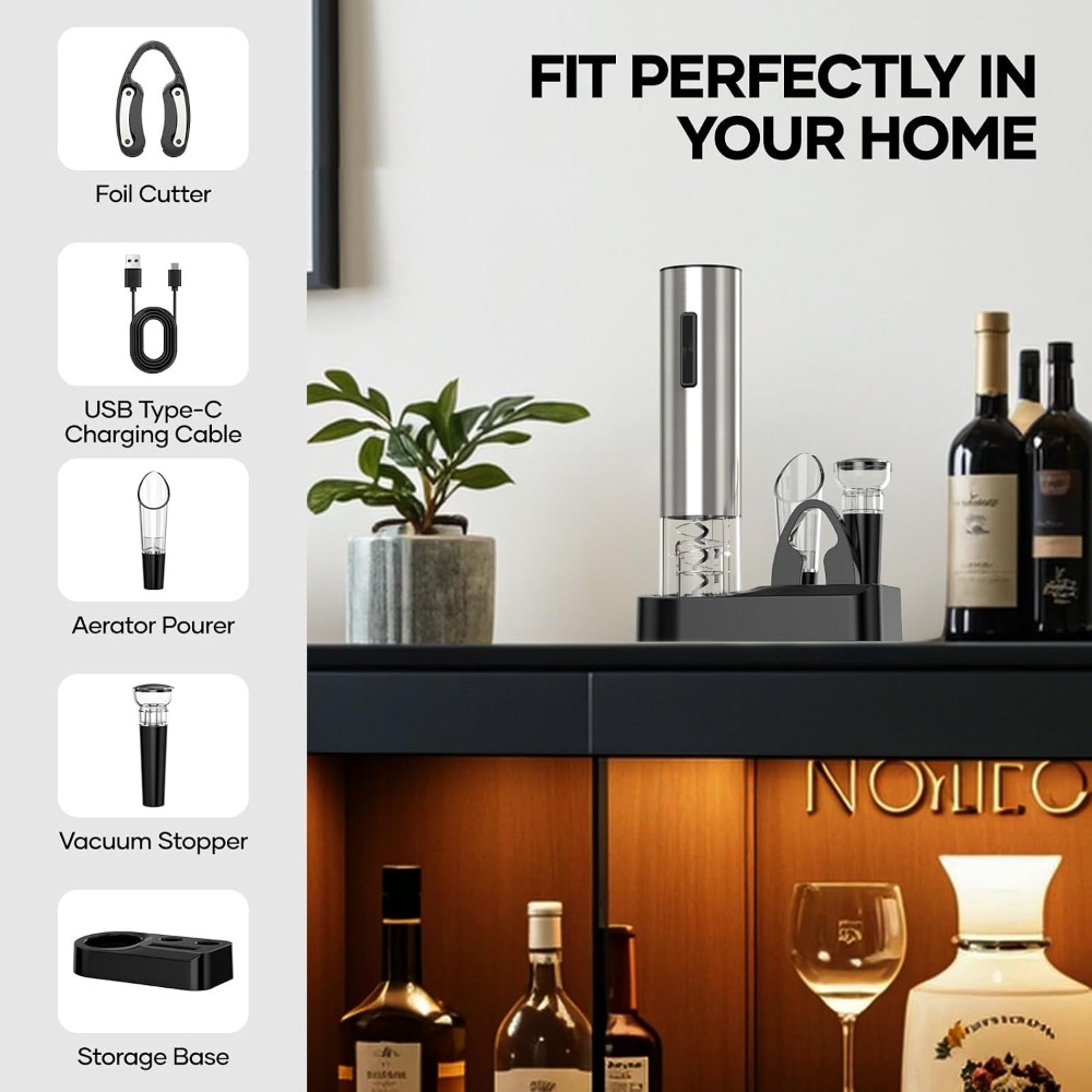 USB Electric Wine Opener,Recha - огляд і ціна Wine Opener Electric