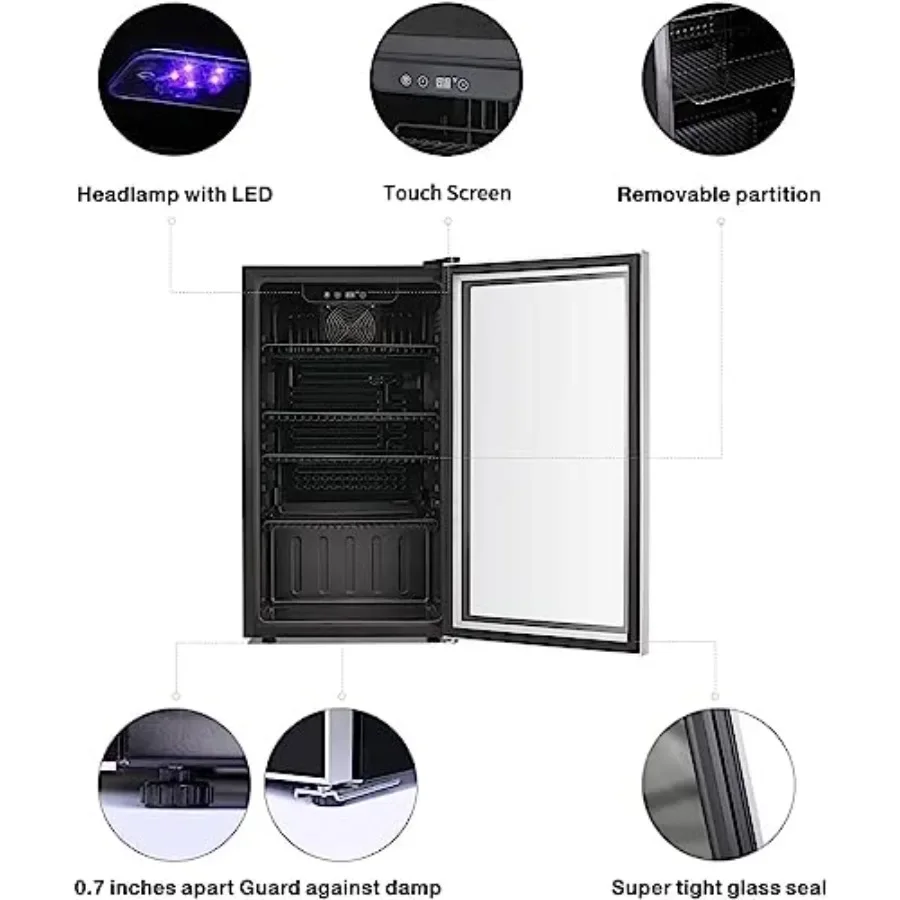 26 Bottle 130 Can Wine Cooler/ - огляд і ціна Wine Beer Mini Fridge