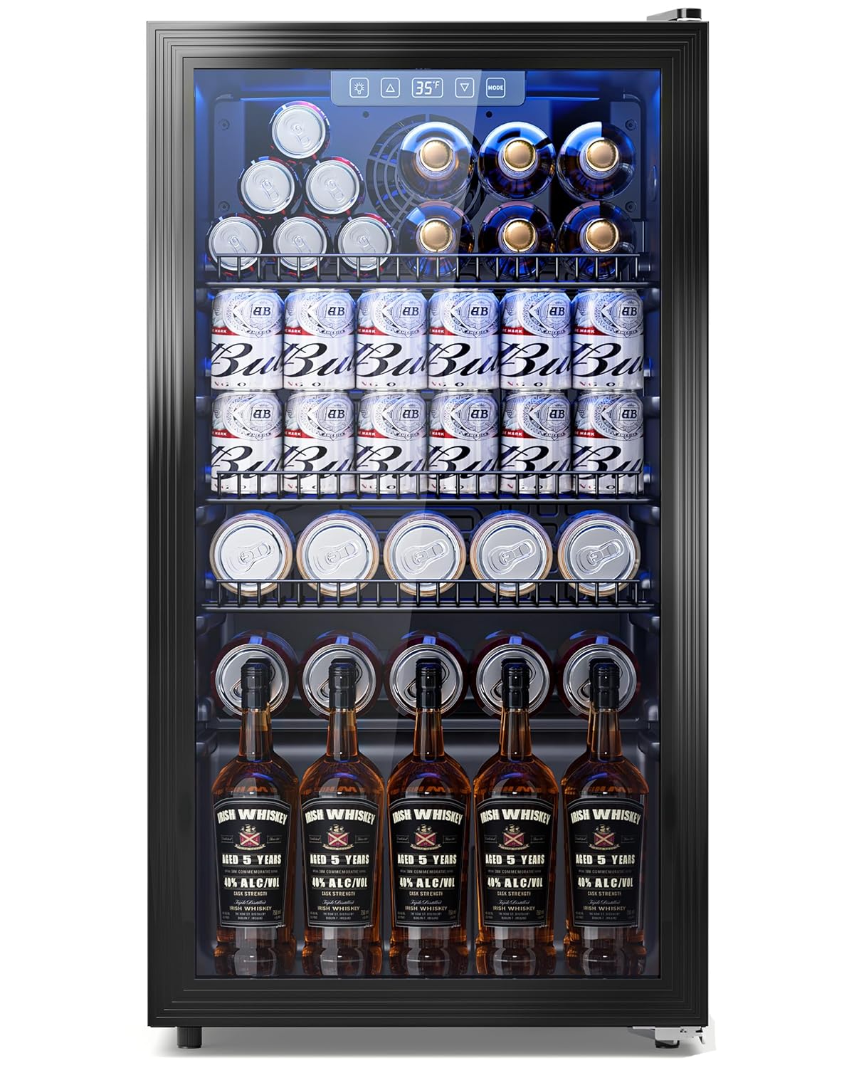 130 Can Mini Beverage Fridge w - огляд і ціна Wine Beer Mini Fridge