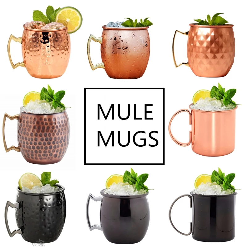 1pcs 550ml Moscow Mule Copper  - огляд і ціна Wine Beer Coffee