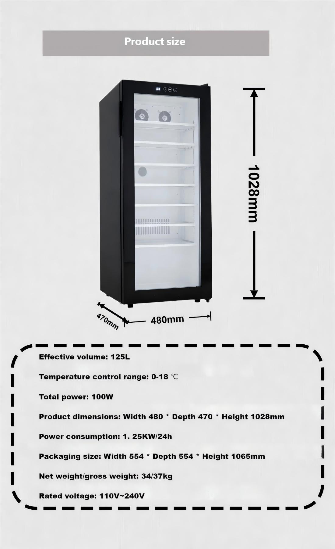 125L Bar Mini Refrigerator Bev - огляд і ціна Wine Beer Mini Fridge